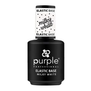 Elastic Base Milky White Purple