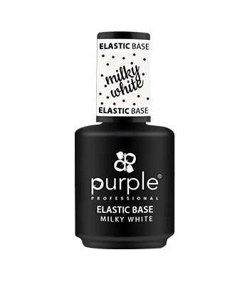 Elastic Base Milky White Purple